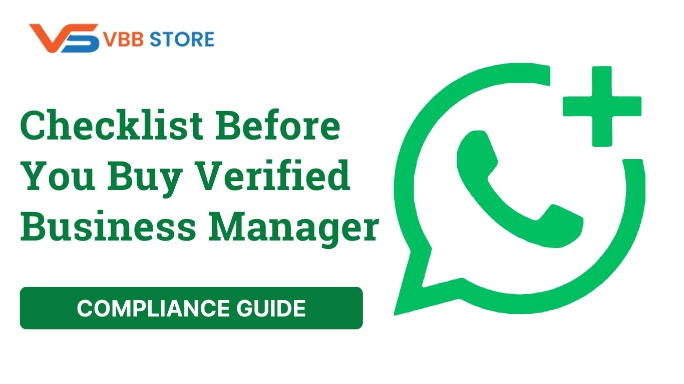 Checklist Before You Buy Verified Business Manager