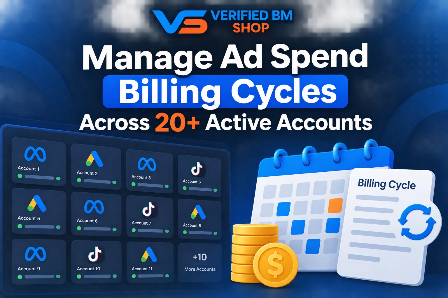 Manage Ad Spend Billing Cycles Across 20+ Active Accounts