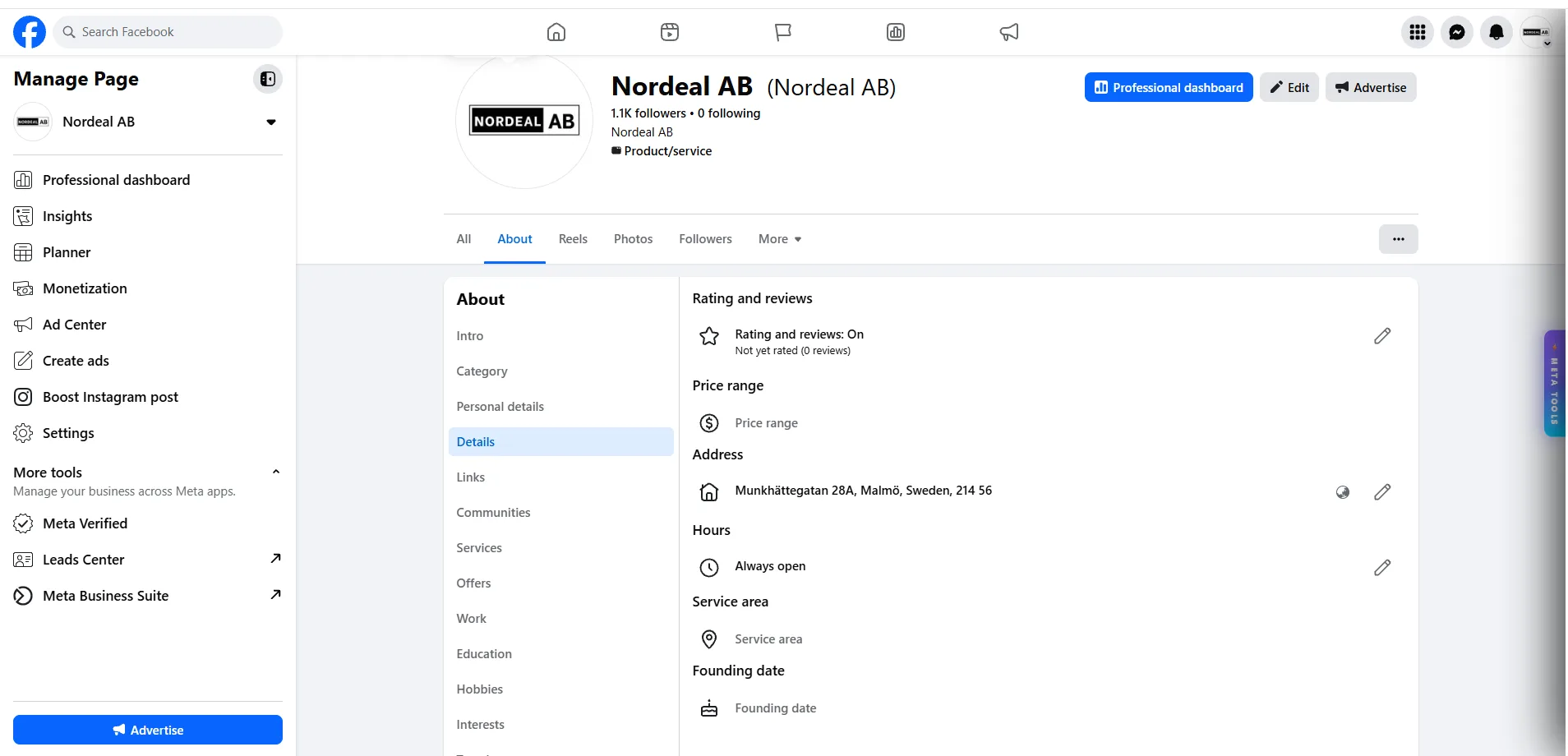 Facebook Page - Full Control Transfer view 4