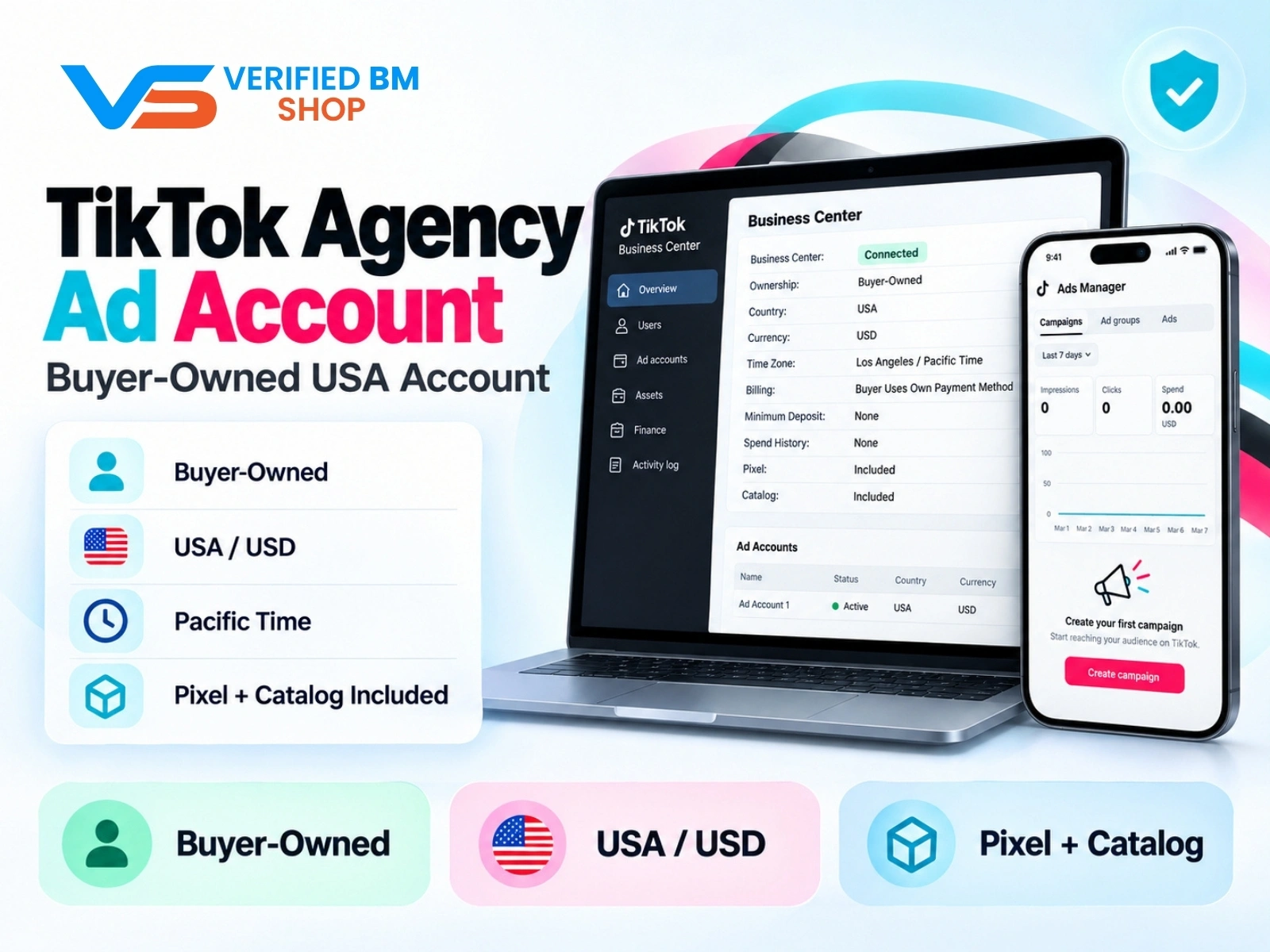 TikTok Agency Ad Account – Verified US Business Center
