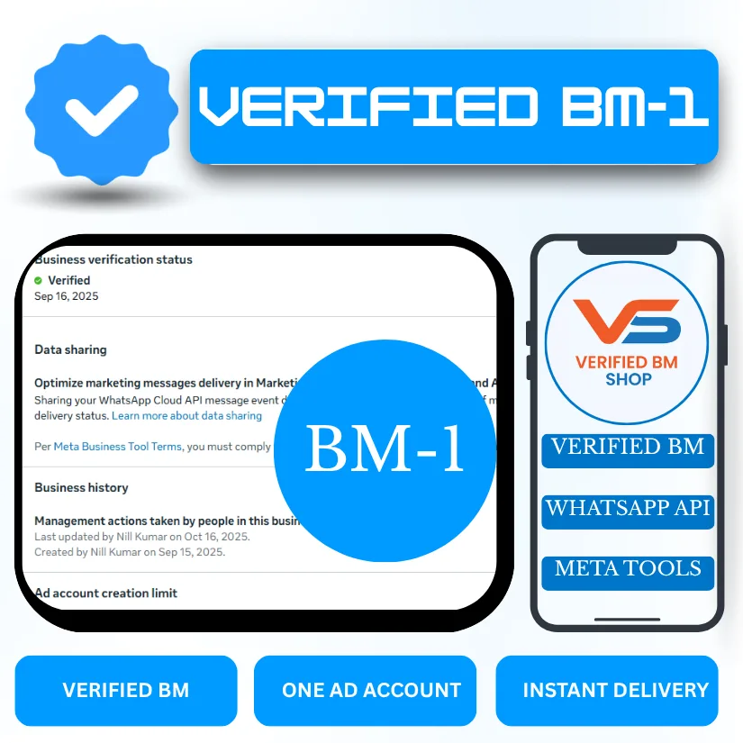 Verified BM 1 — Facebook Business Manager